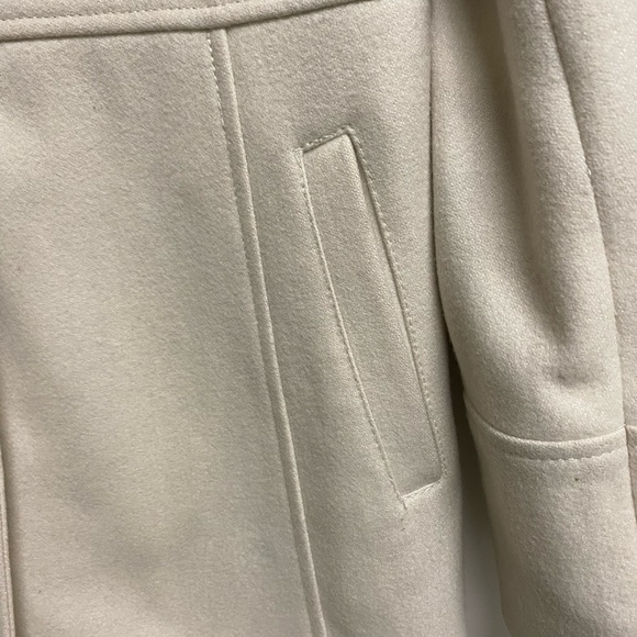 Guess Winter White Wool Toggle Coat L - Picture 5 of 15